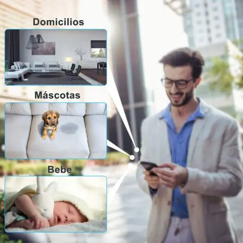 Image of MINI CAMARA ESPIA, VIZUALIZA TODO DESDE EL CELULAR O LAPTOP